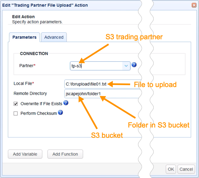 AWS KMS To Encrypt Files You Upload To Your S3 - trigger trading partner file upload action