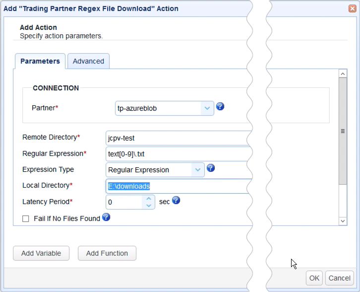 Trading Partner Regex File Download