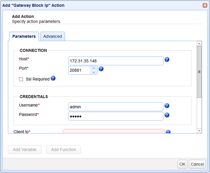 gateway block ip action parameters 1