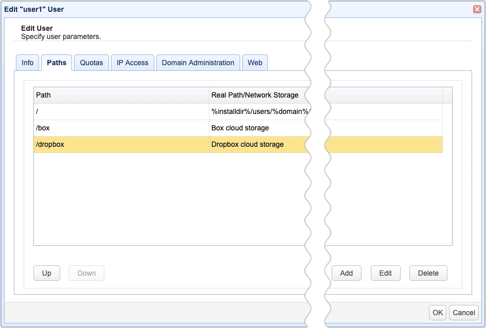 how to use dropbox as cloud storage for your mft server - 10