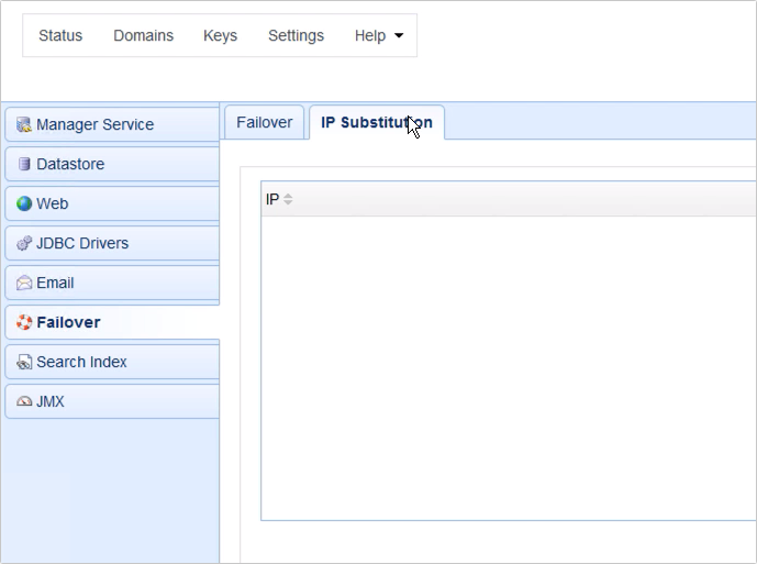 ip substitution tab mft server