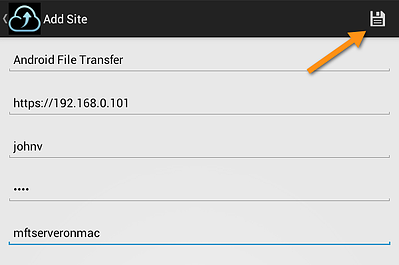 jscape mft server android site info