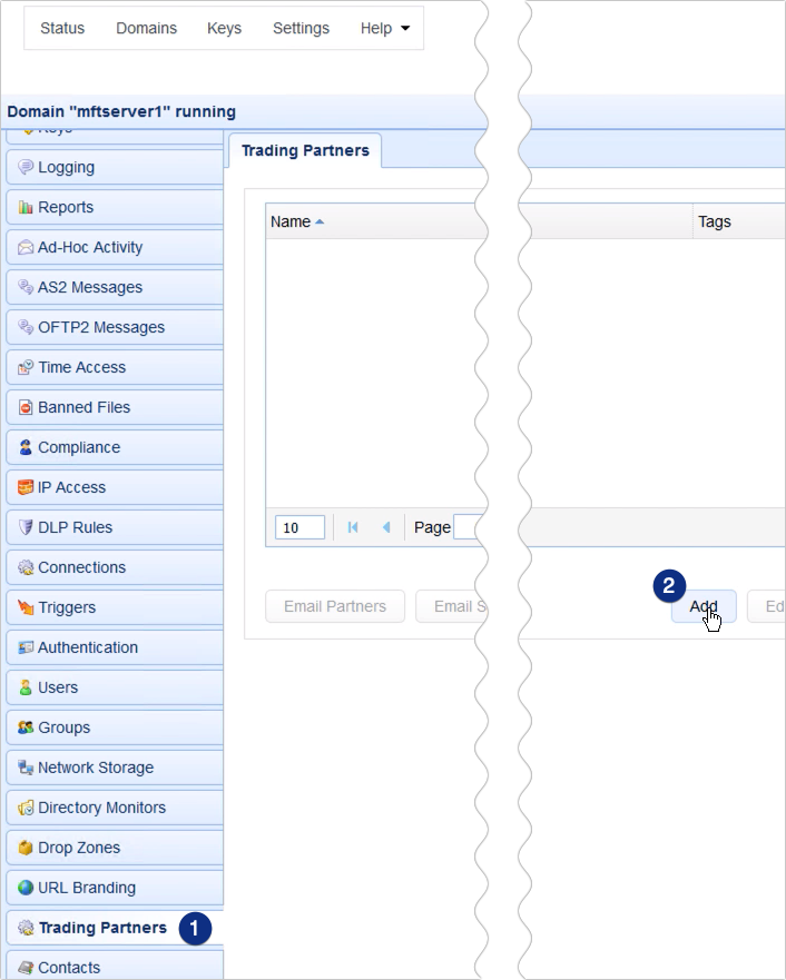 mirror ftp to s3 - add trading partner