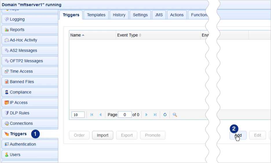 mirror ftp to s3 - add trigger