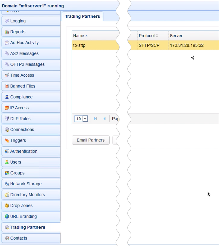 sftp trading partner-1