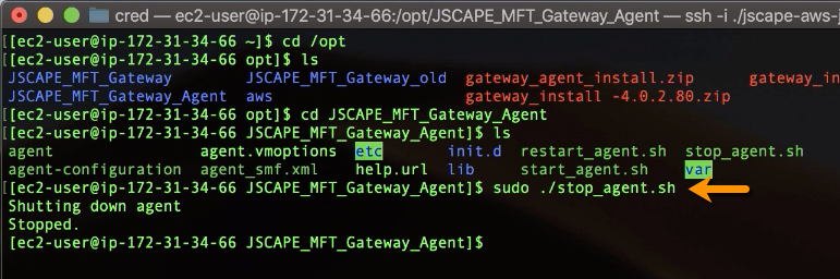 stop mft gateway agent linux 2-1